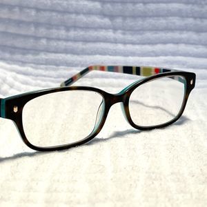 Kate Spade Eyeglasses FRAMES Black with Gold Tortoise Shell LUCYANN 0X77 135